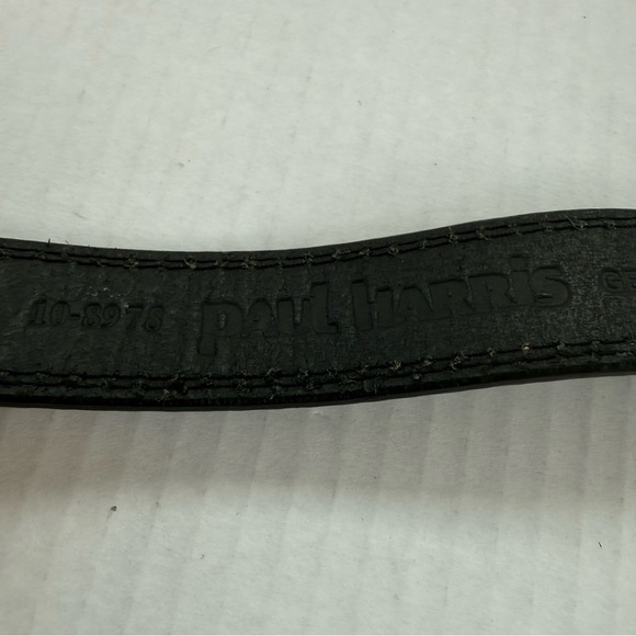Paul Harris Elegant Black Leather Women\'s Belt Size M main image 4